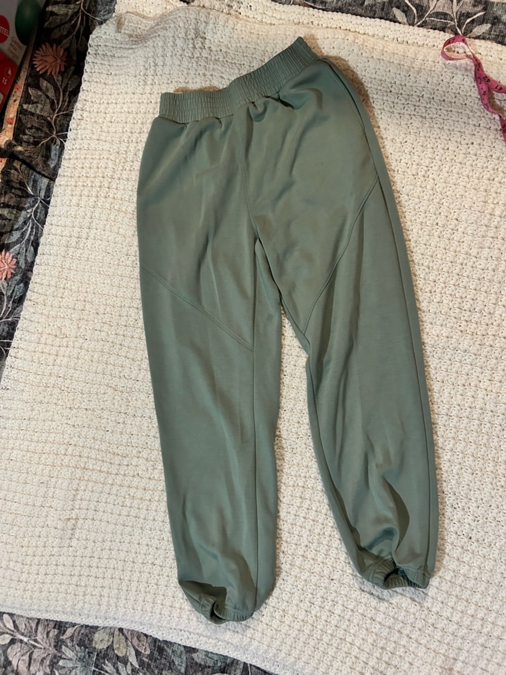 Women's Olive Green Jogger Sweatpants - Lightweight Track Pant